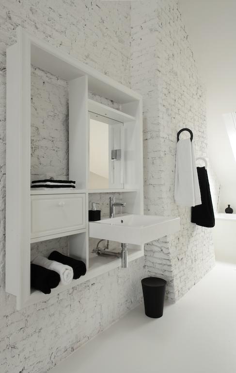 Maison Nationale City Flats & Suites Antwerpen Ruang foto Bathroom